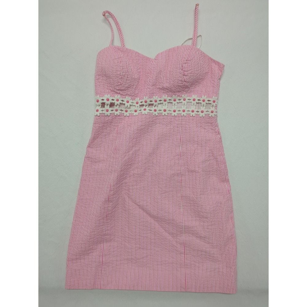 Lilly Pulitzer Pink and White Mini Dress